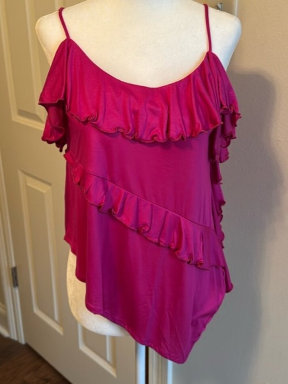 Ruffle tank top